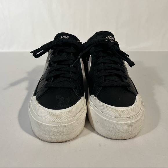 Nike Court Legacy Lift Black Sail Platinum Violet Size 6 - Picture 5 of 8